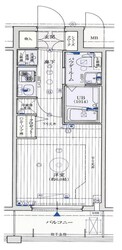 クリスタルグランツ大阪センターSt.の物件間取画像